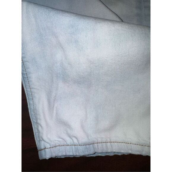 American Eagle Stretch Two Toned Denim Mom Jeans Size 12 - Picture 3 of 13